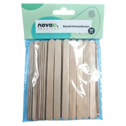 novooo Holzstäbchen Bastelzubehör, natur
