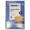 novooo Kaffeefilter, Größe 1, 40 Stück