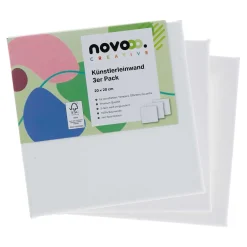 novooo Keilrahmen, 380g/m², 30 x 30 cm, 2 Stück