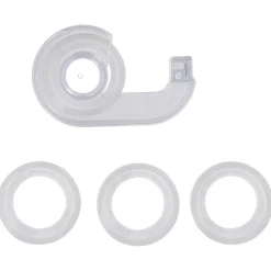 novooo Klebebandset Abroller + 4 Rollen, 10 x 15 mm