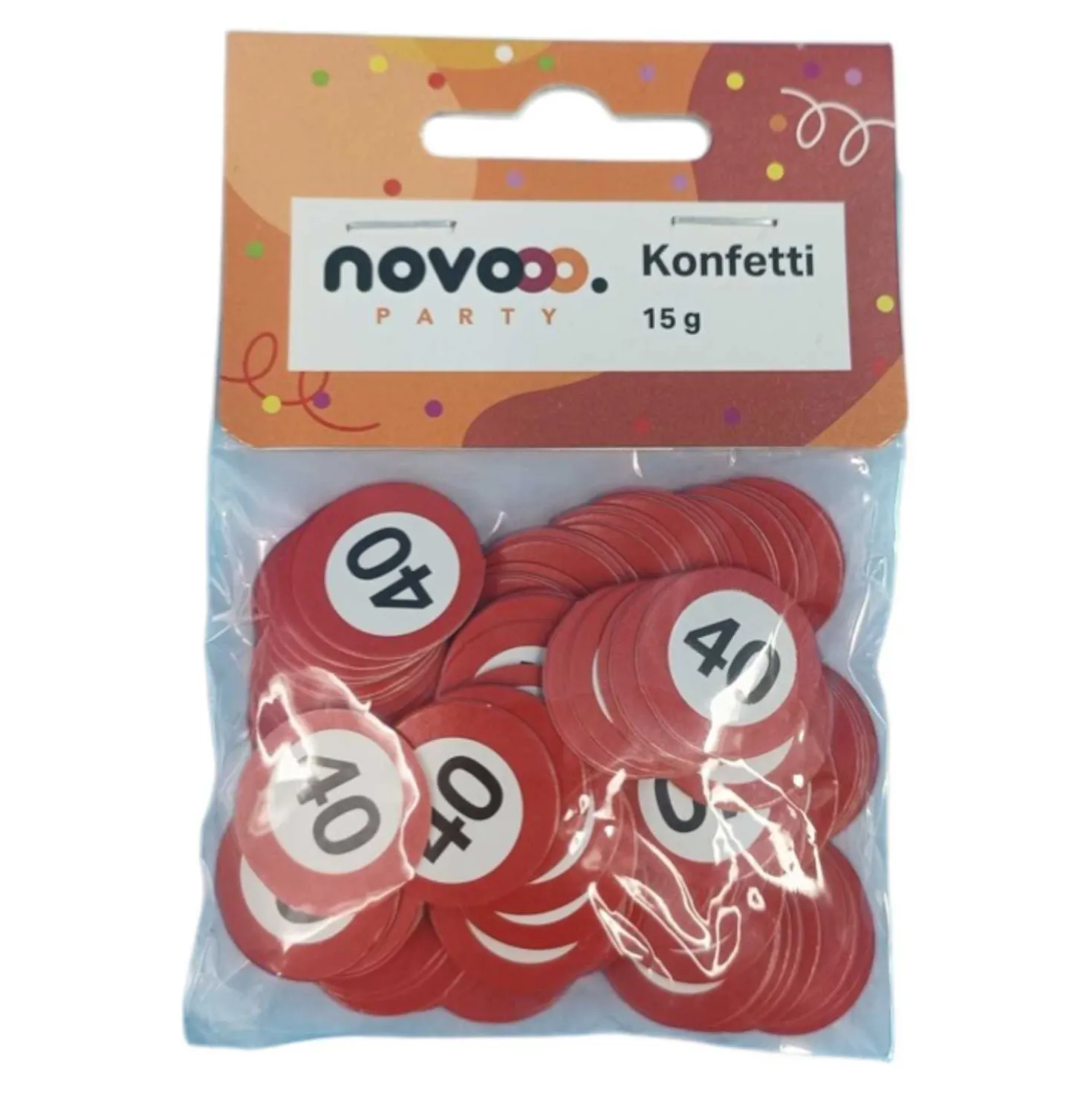 novooo Konfetti 40 Jubiläum