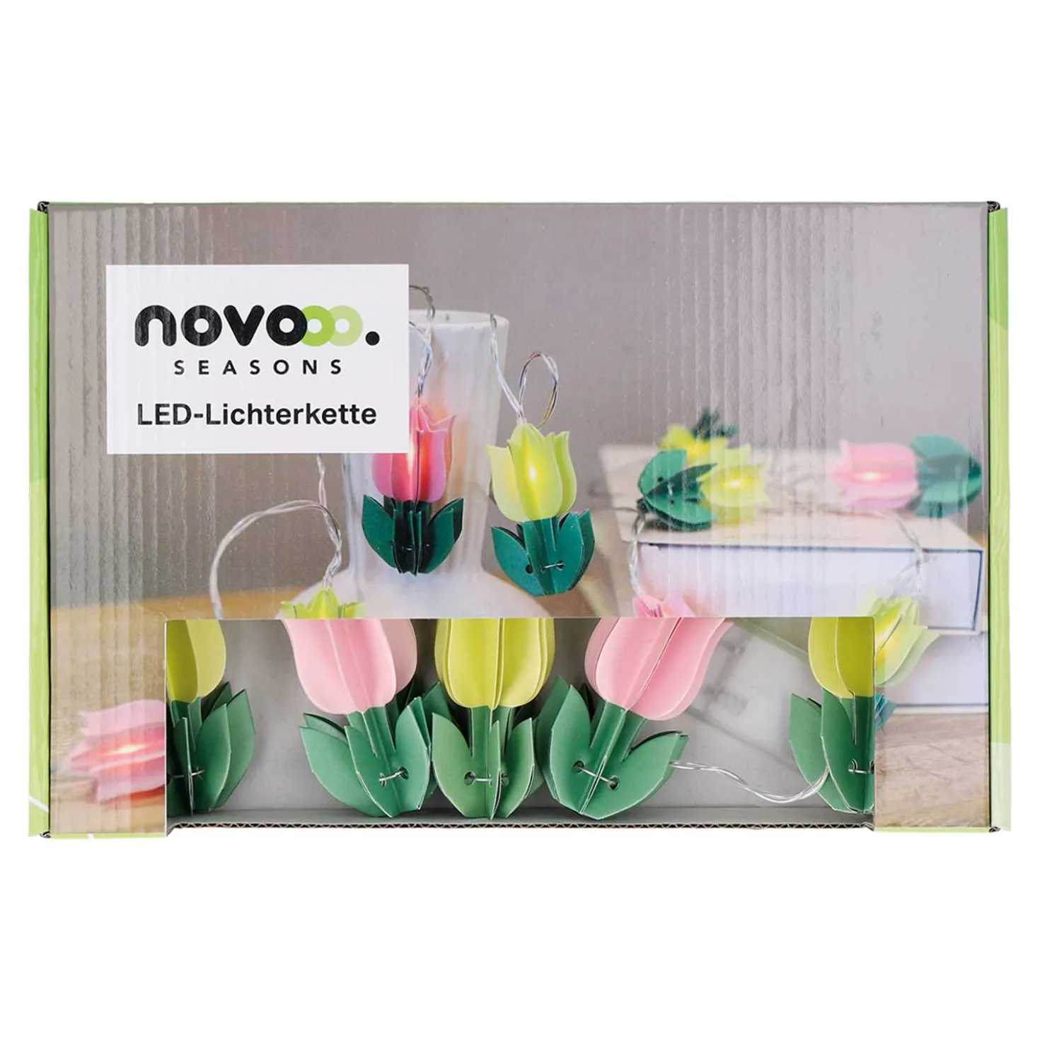 novooo Lichterkette Tulpen 10LED