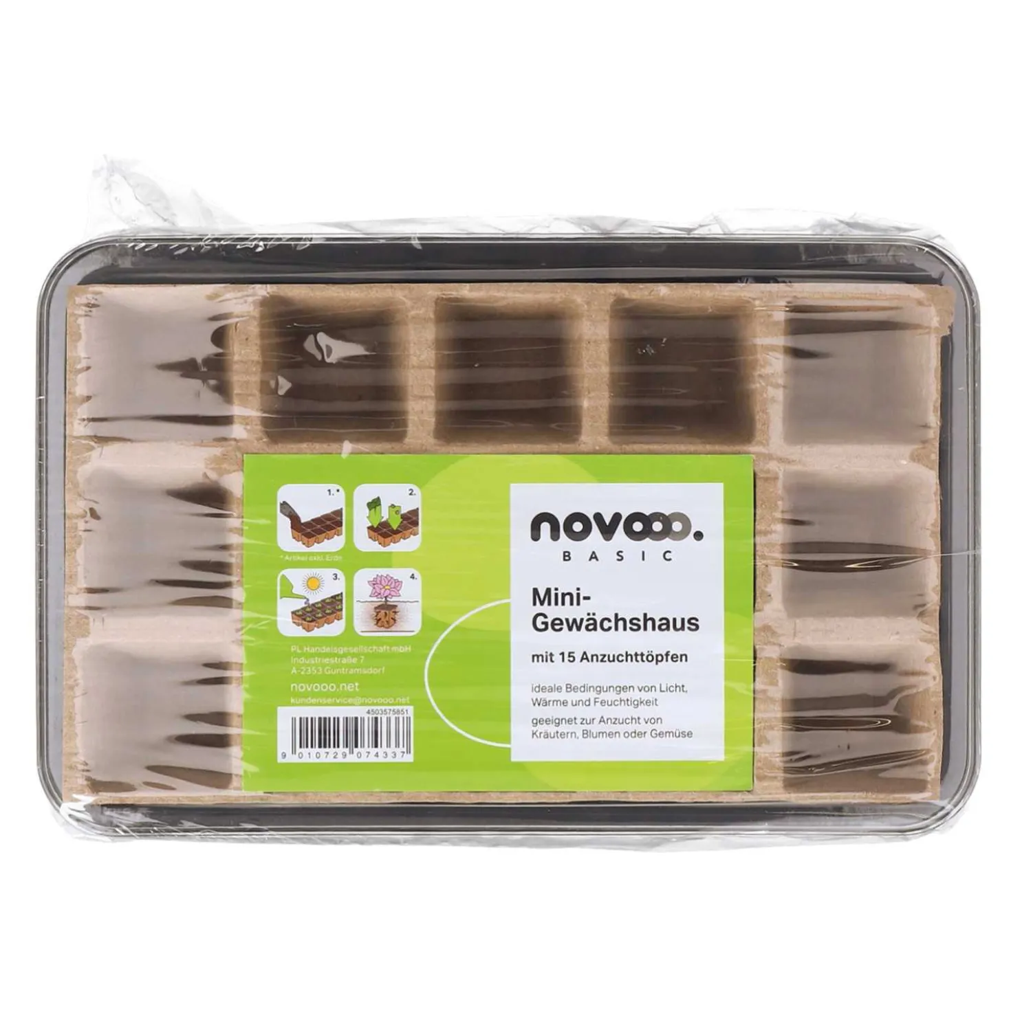 novooo Mini Gewächshaus mit Zubehör