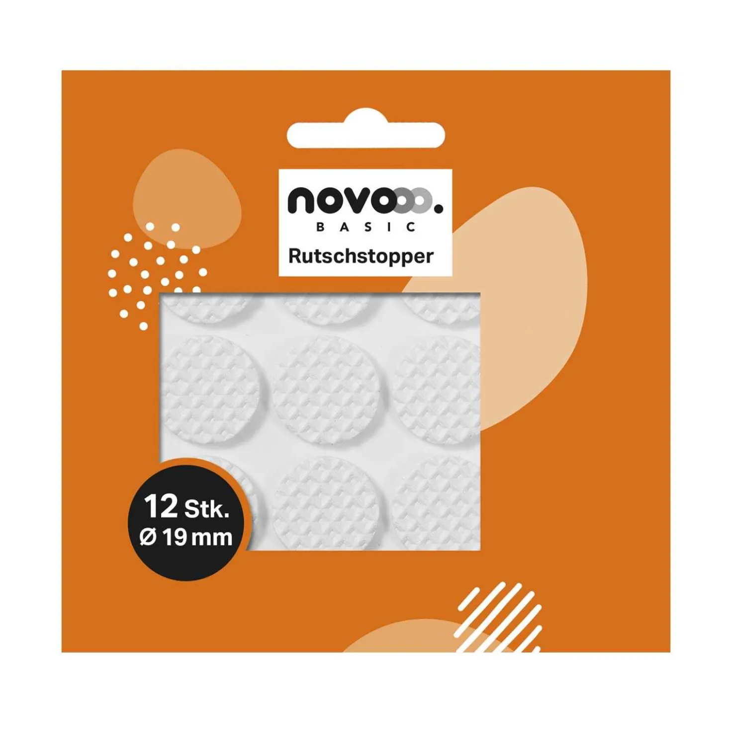 novooo Rutschstopper, weiß, 12 Stück