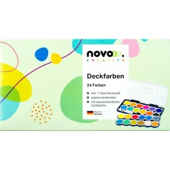novooo Schulfarbkasten, 24 Stück