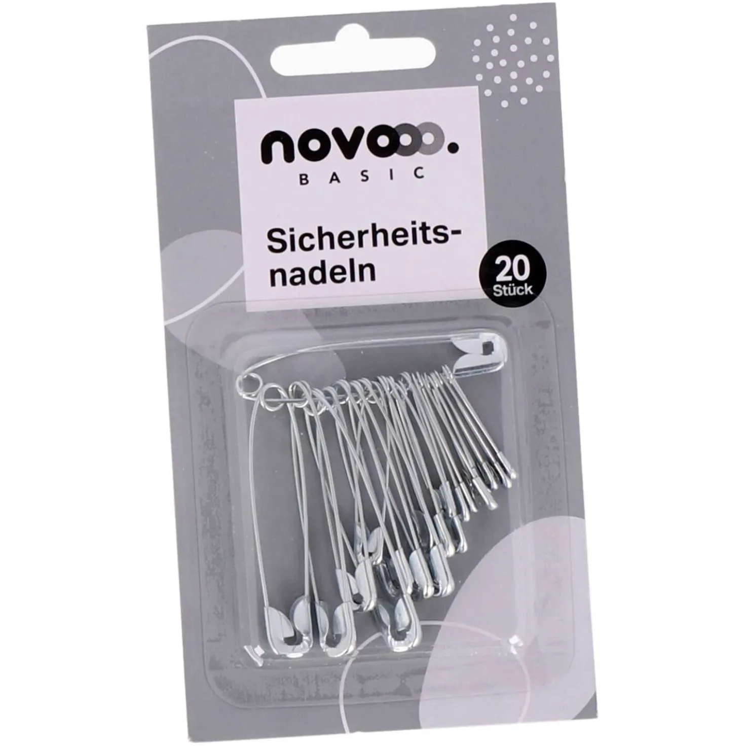 novooo Sicherheitsnadeln, 20 Stück