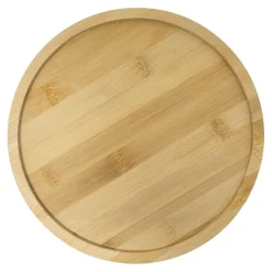 novooo Tablett drehbar Bambus, Ø = 24 cm