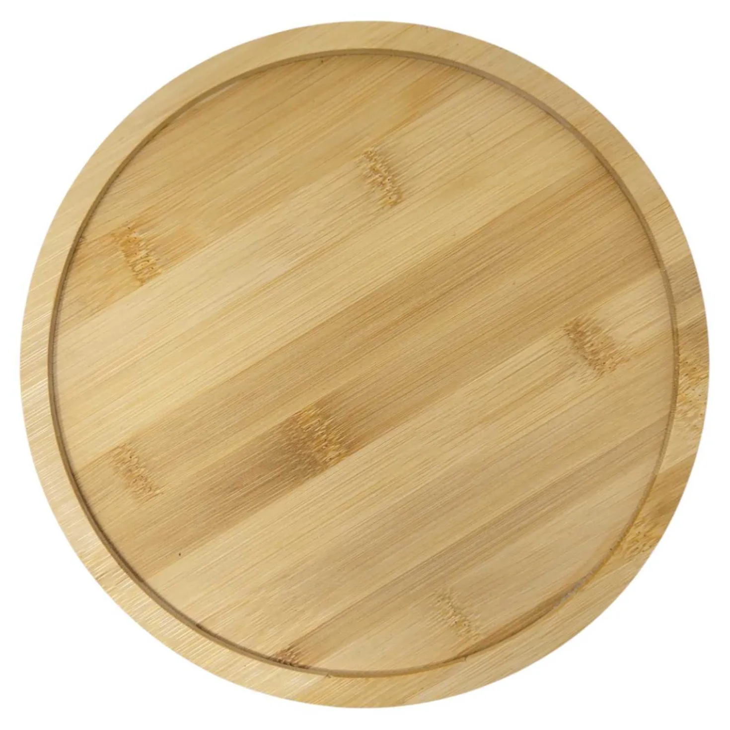 novooo Tablett drehbar Bambus, Ø = 24 cm