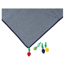 novooo Tischtuchbommel Früchtedesign, 4 Stück