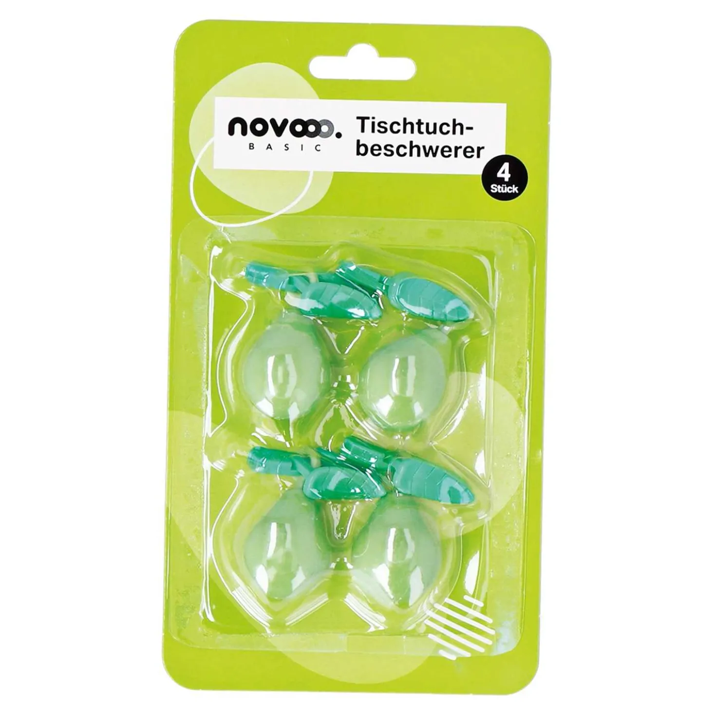novooo Tischtuchbommel Früchtedesign, 4 Stück