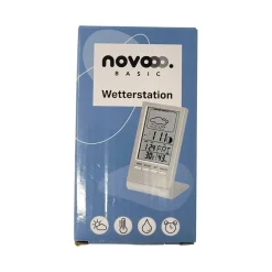 novooo Wetterstation, silber, 5 x 5 x 10 cm