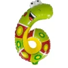 O'Canny Folienballon Zahl 6 Tier-Design Höhe, 36 cm