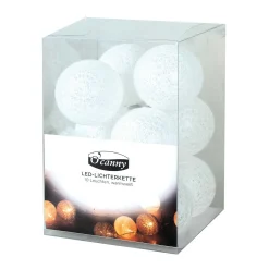 O'Canny LED Lichterkette 10Kugeln warmweiß
