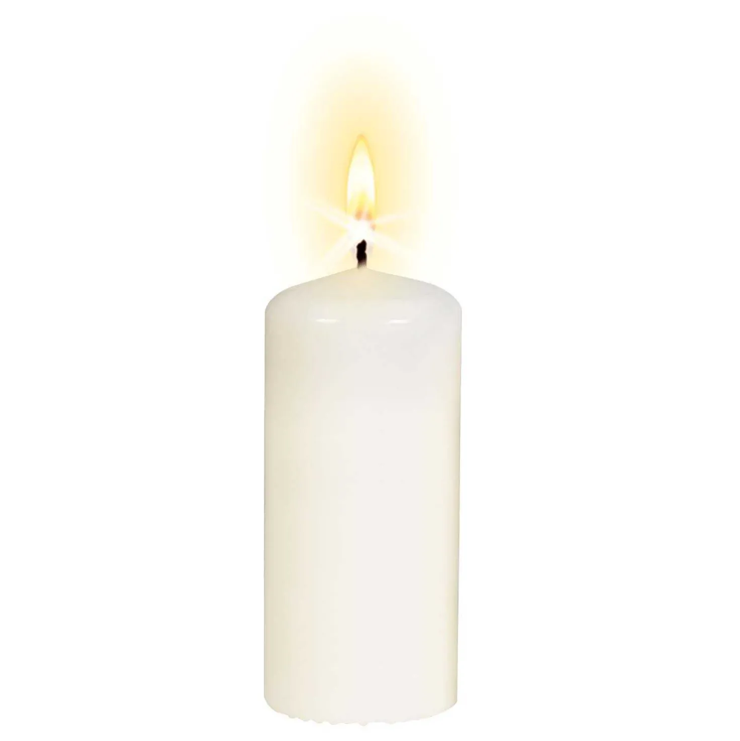 O'Canny Stumpenkerze glatt, 130 x 58 mm