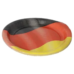 Pappteller Deutschland, 10 Stück