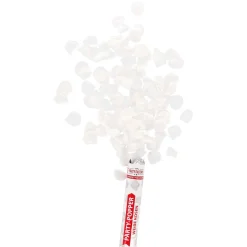 Partypopper weiße Rosen