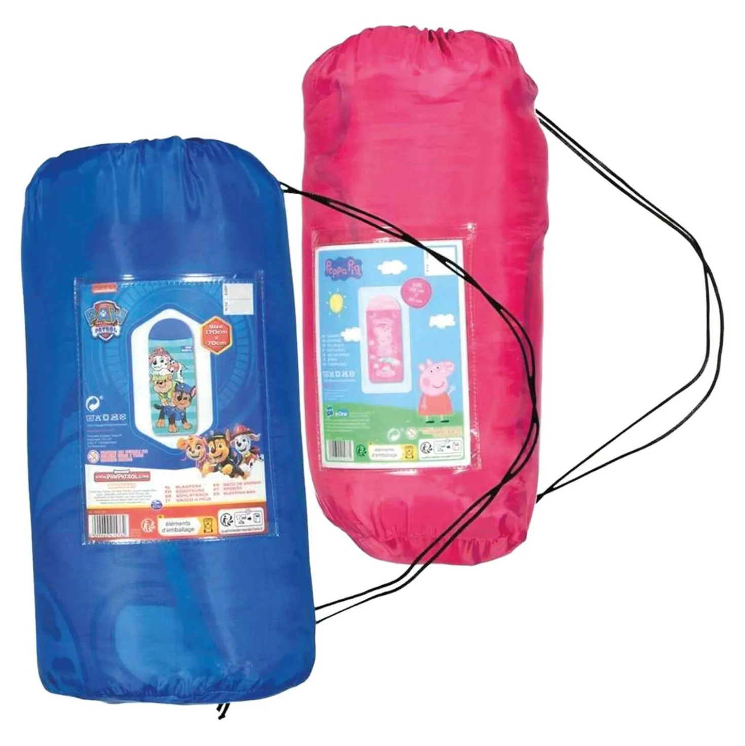 Peppa Pig/Paw PatrolKinder Schlafsack 170x70 cm