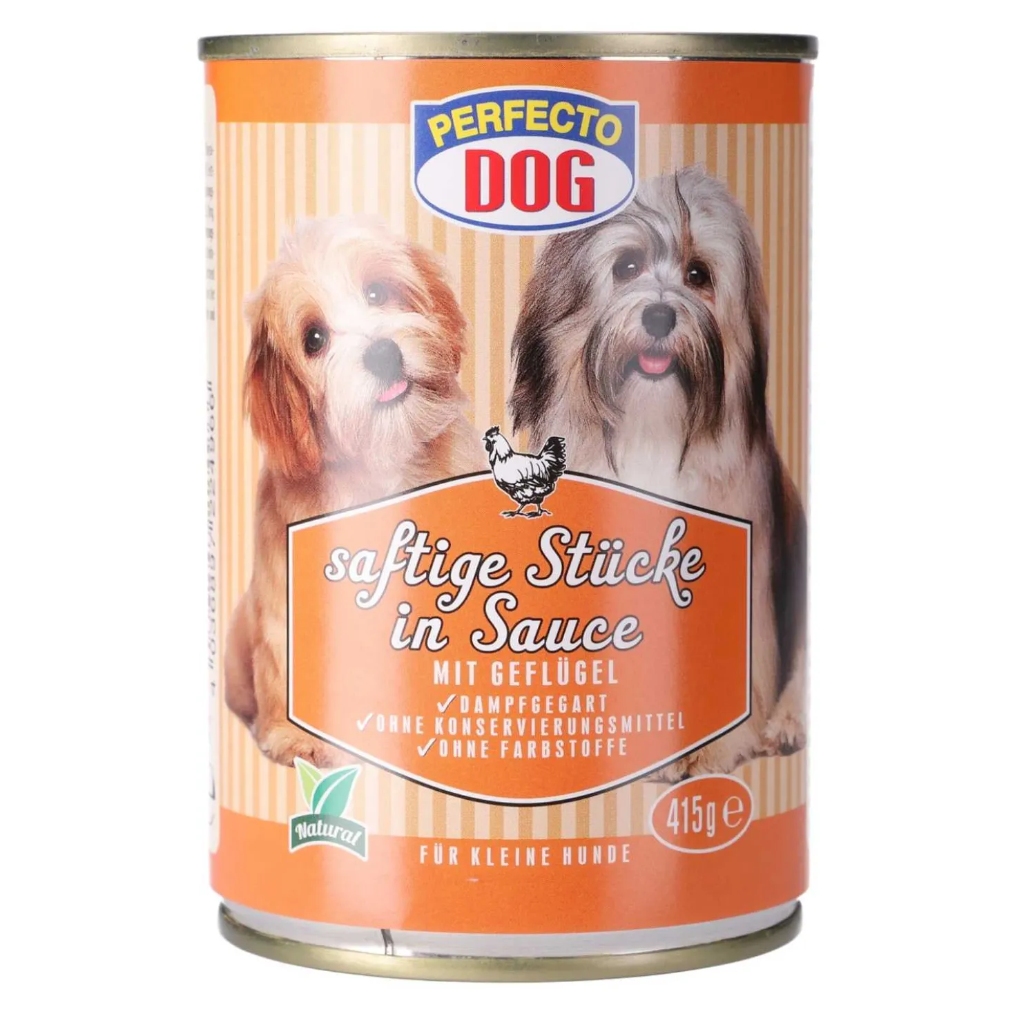 Perfecto Dog Hundefutter Dose Geflügel, 415 g