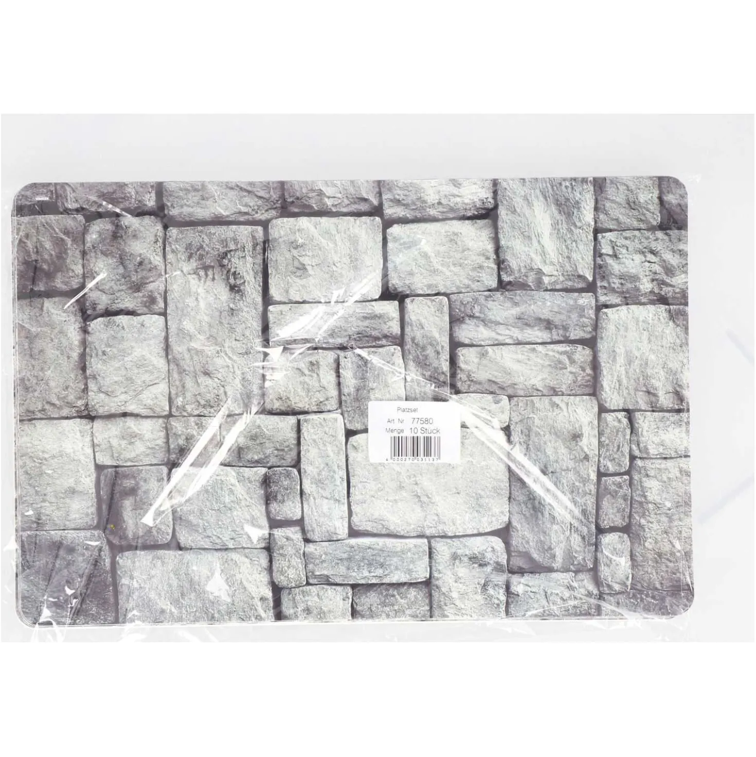 Platzmatte, Motiv Stein, 43,5 x 28 cm