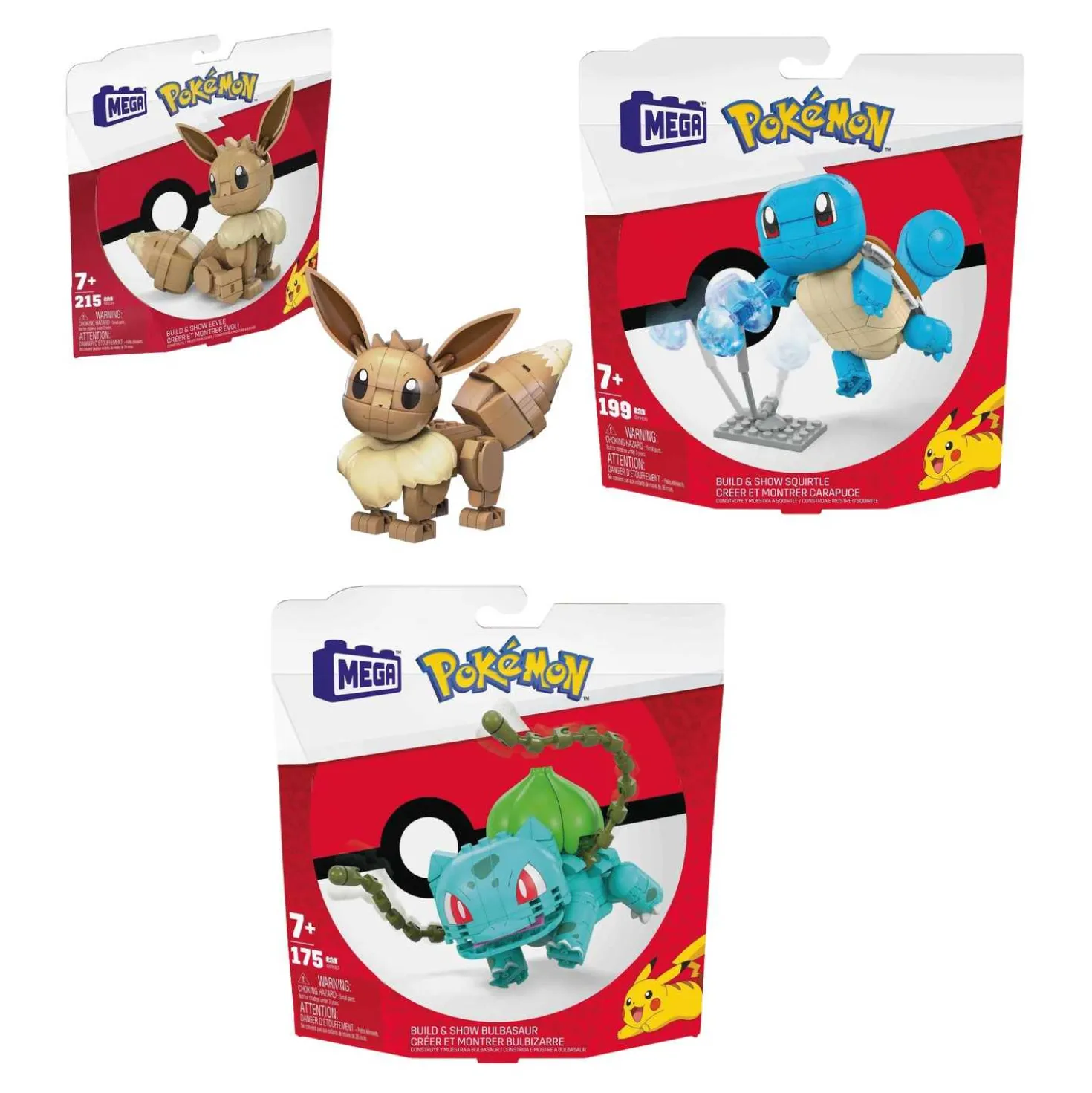 Pokémon Bausteine Mega Construx vers. Modelle