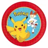 Pokémon Pappteller Pokemon, Ø = 23 cm, 8 Stück