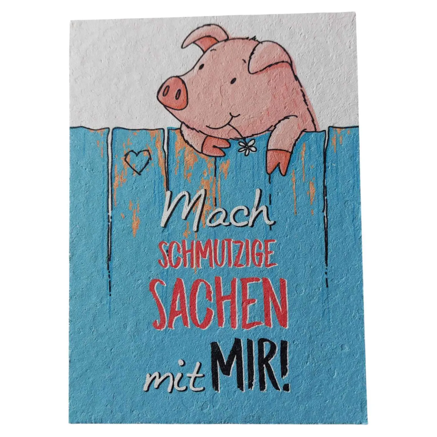 Putzschwamm Mach schmutzige Sachen