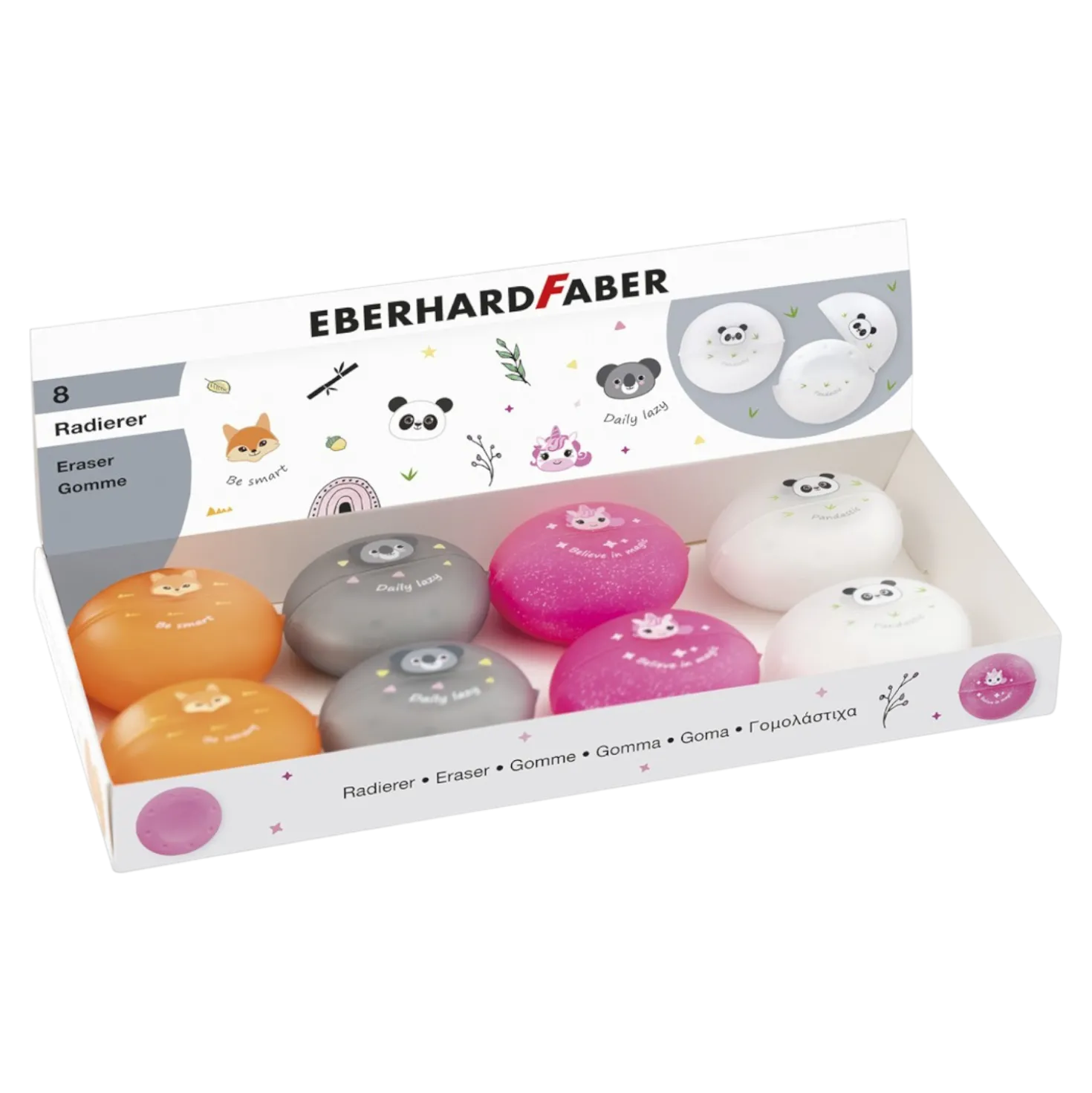 Radierer Animal rund in Box