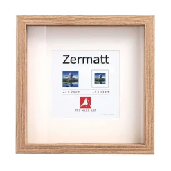 Rahmen Zermatt Duplo Eiche, 23 x 23 cm