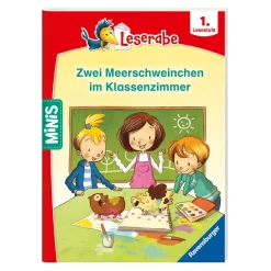 Ravensburger Minis: Leserabe Schulgeschichten, 1. Lesestufe - Zwei Meerschweinchen im Klassenzimmer