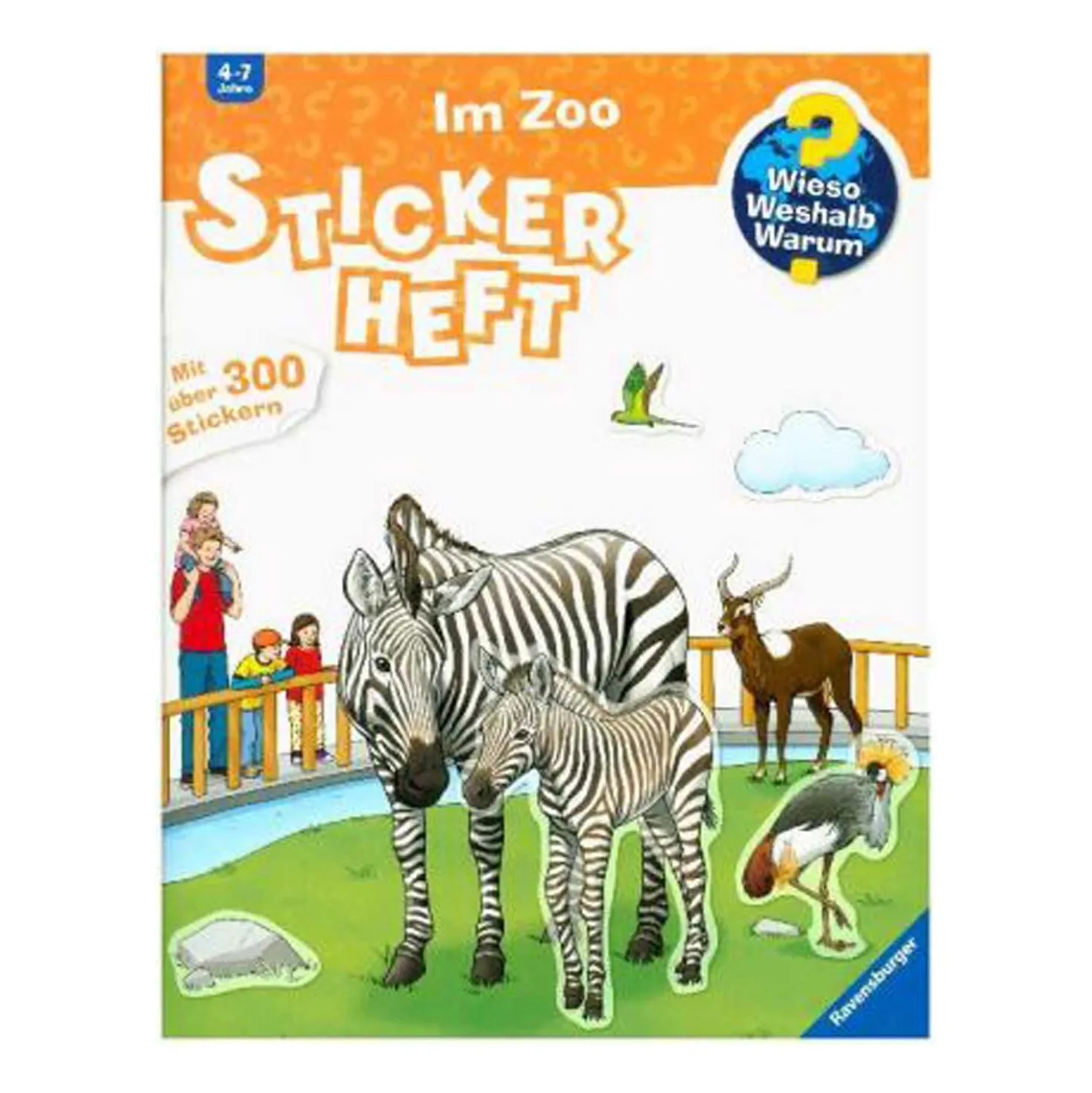 Ravensburger WWW Stickerheft mit über 300 Stickern