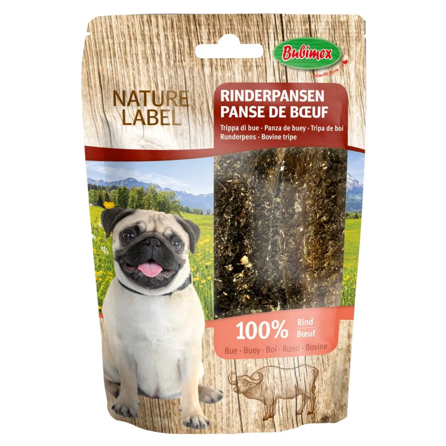 Rinderpansen Nature Label 100% Rind