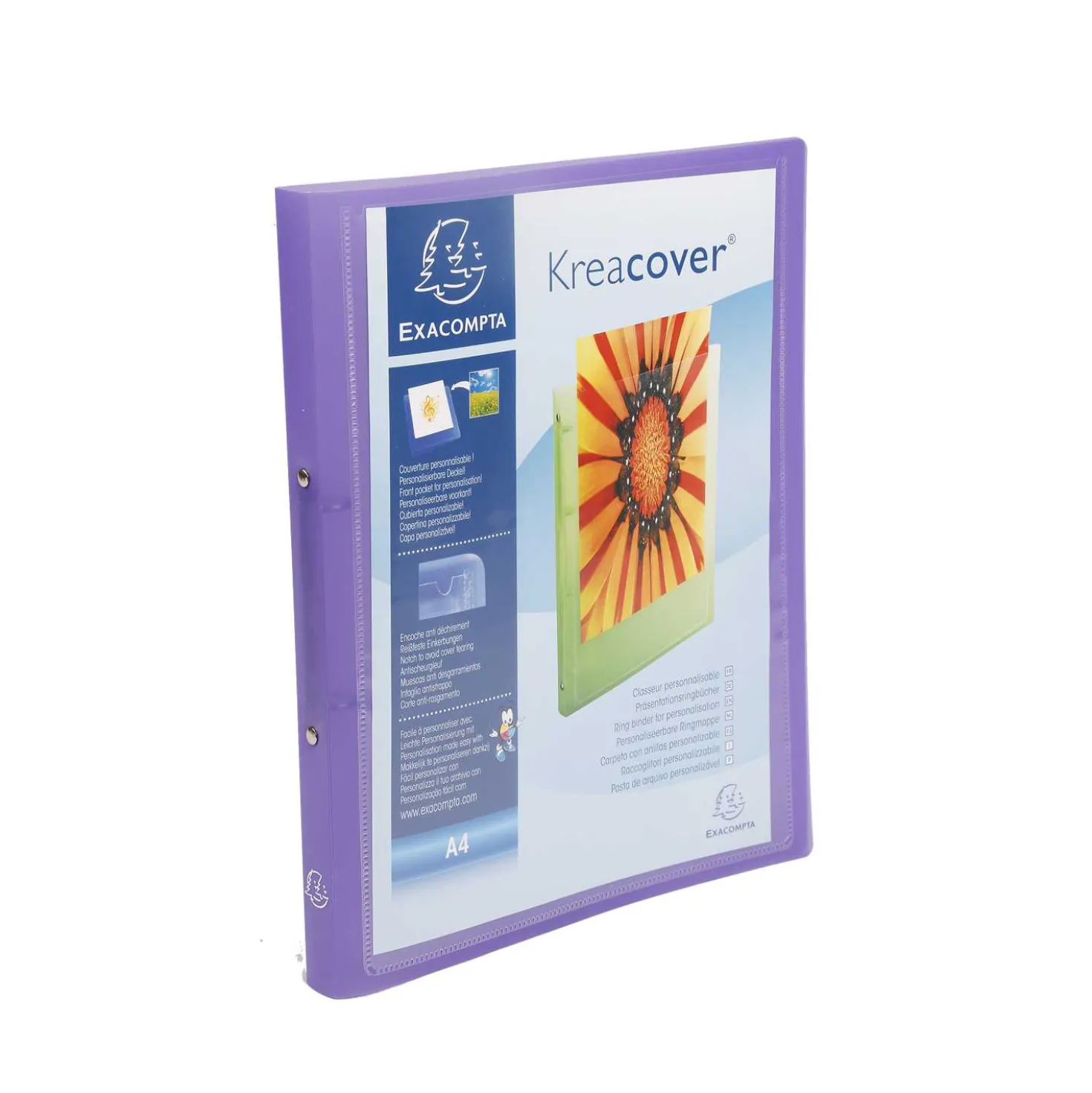 Ringbuch DIN A4, mit 2 Ringen 20 mm breit