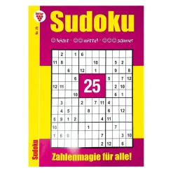 Rätselblock Sudoku A5, 192 Seiten