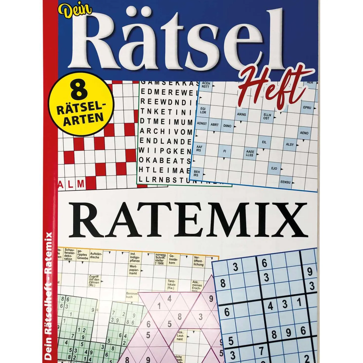 Rätsel-/Sudokuheft A4 128 Seiten versch.Ausführungen