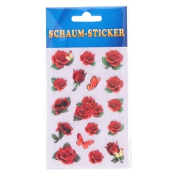 Schaum Sticker Blumen, 1 Blatt
