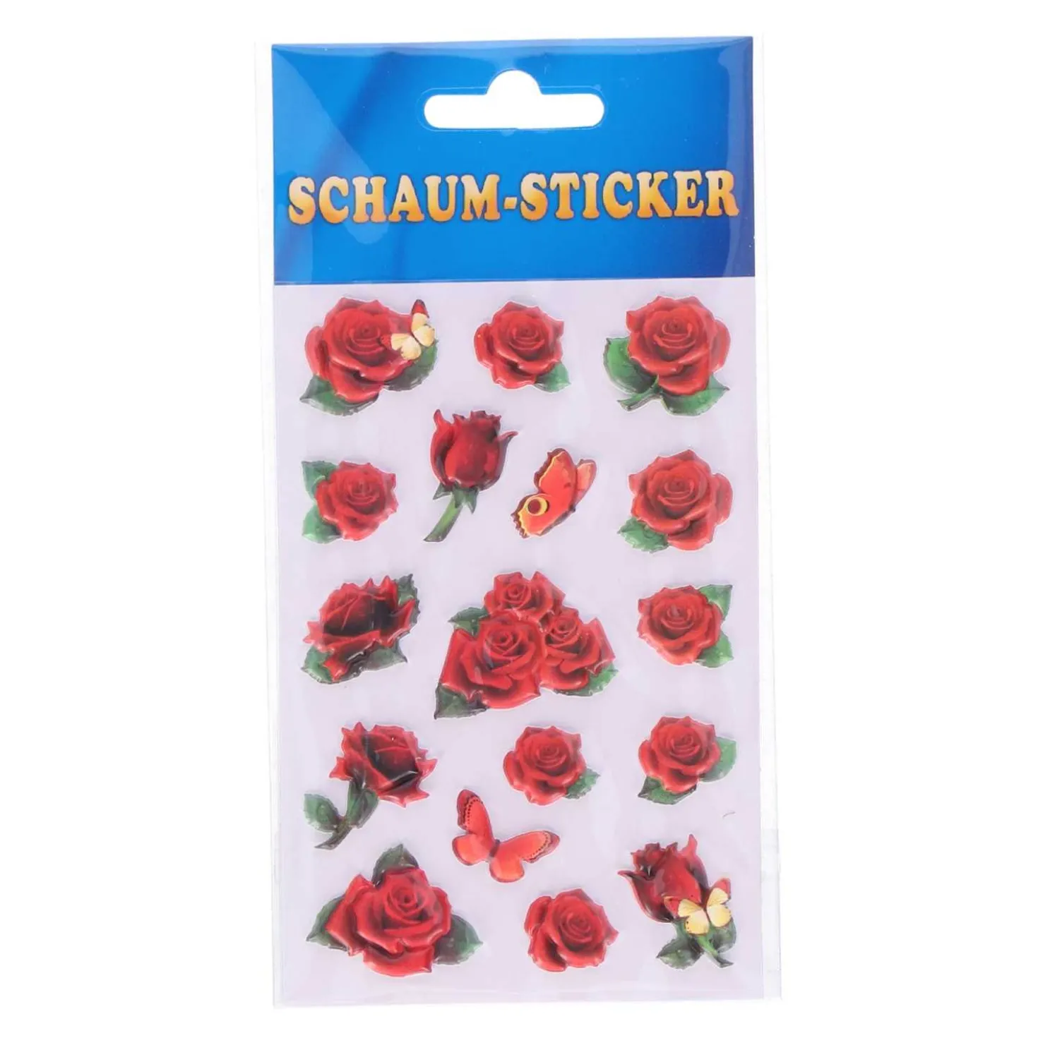 Schaum Sticker Blumen, 1 Blatt