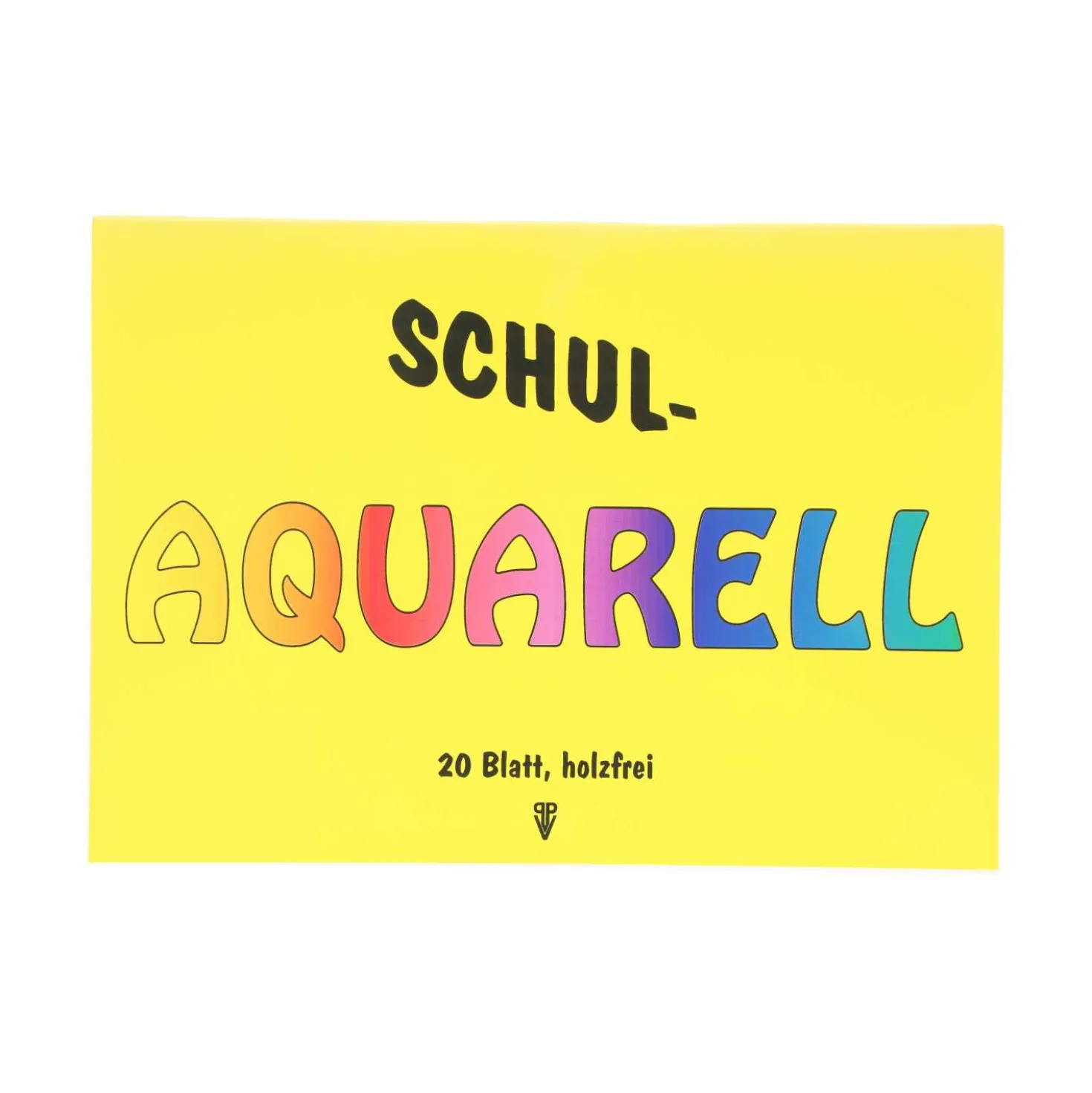 Schulaquarellblock A4, 20 Blatt