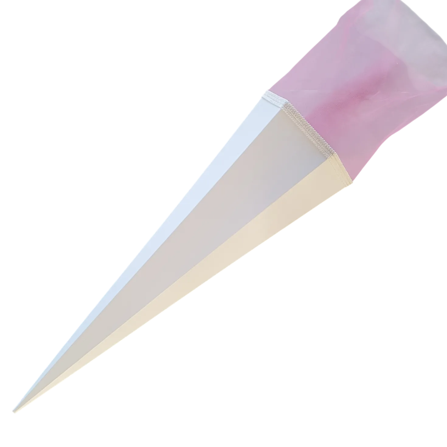 Schultüte blanko zum Selbstgestalten 85 cm eckig 4fach