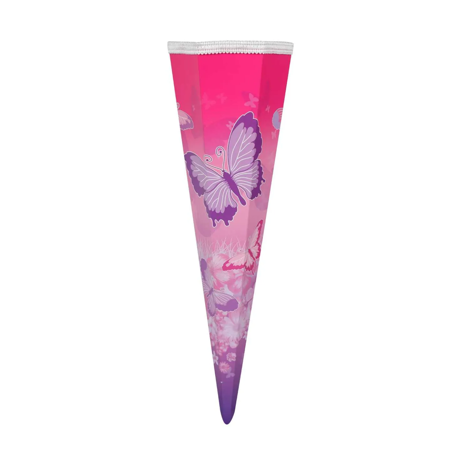 Schultüte glänzend bedruckt eckig ungefüllt 85 cm
