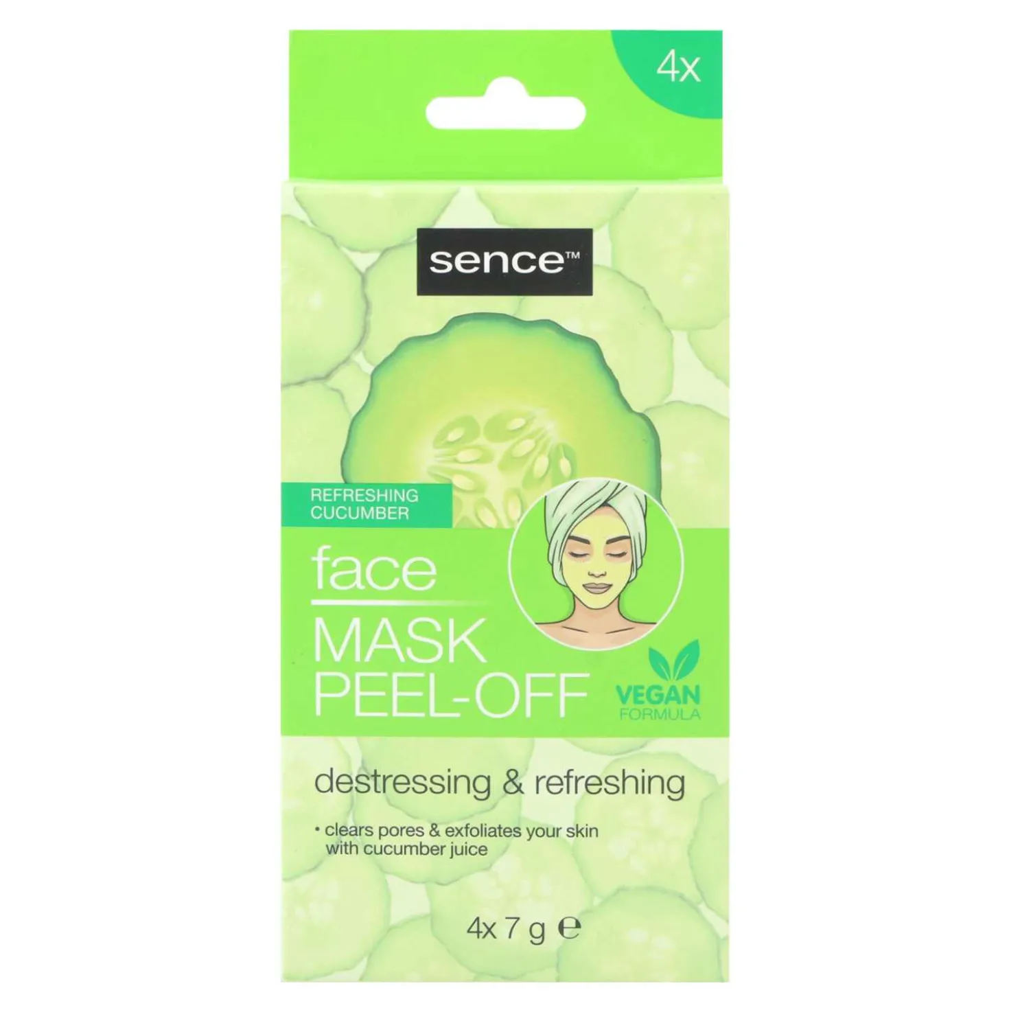 Sence Gesichtsmaske Peel-Off Gurke