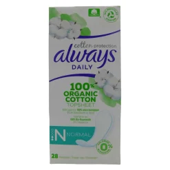 Slipeinlagen Always normal Cotton, 28 Stück