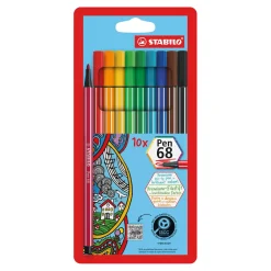 STABILO Fasermaler Pen Pen 68, 10 Stück