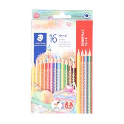 STAEDTLER Noris Colour Buntstifteset, 12+4 Stück