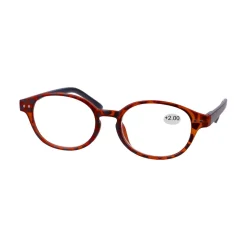 Star Optic Lesehilfe MD1 aus Kunststoff +2,0 Dioptrien schwarz/braun