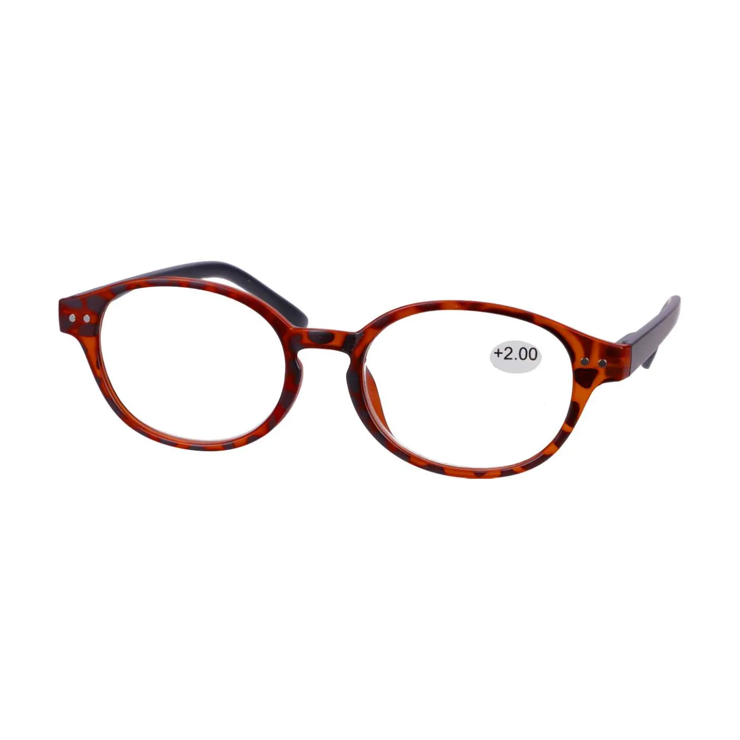 Star Optic Lesehilfe MD1 aus Kunststoff +2,0 Dioptrien schwarz/braun