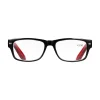 Star Optic Lesehilfe MD2 aus Kunststoff +3,5 Dioptrien schwarz/rot