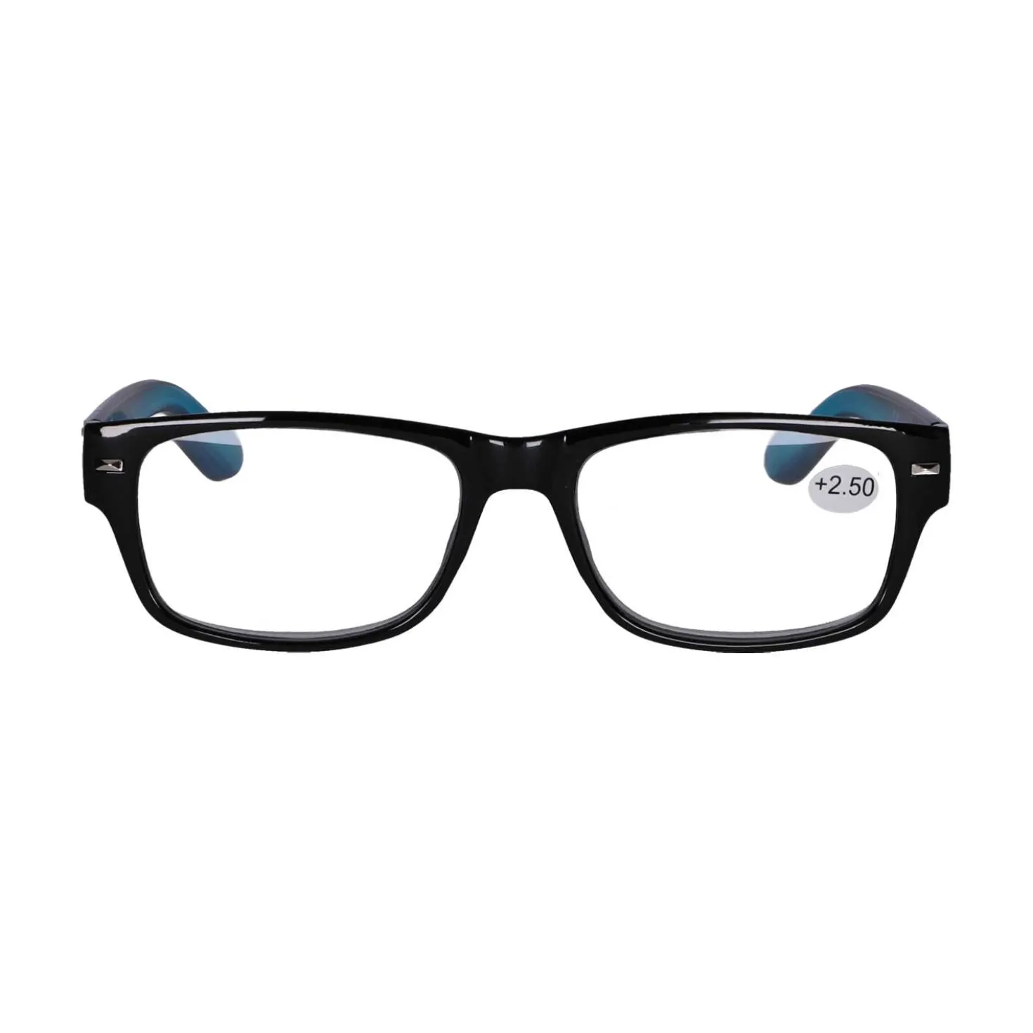 Star Optic Lesehilfe MD2 aus Kunststoff +2,5 Dioptrien schwarz/blau