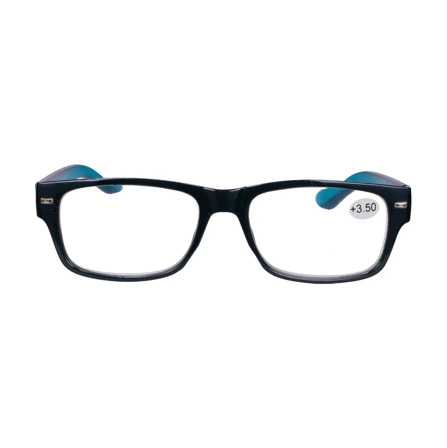 Star Optic Lesehilfe MD2 aus Kunststoff +3,5 Dioptrien schwarz/blau