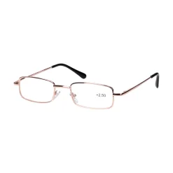 Star Optic Lesehilfe MD6 aus Metall +2,5 Dioptrien gold glänzend