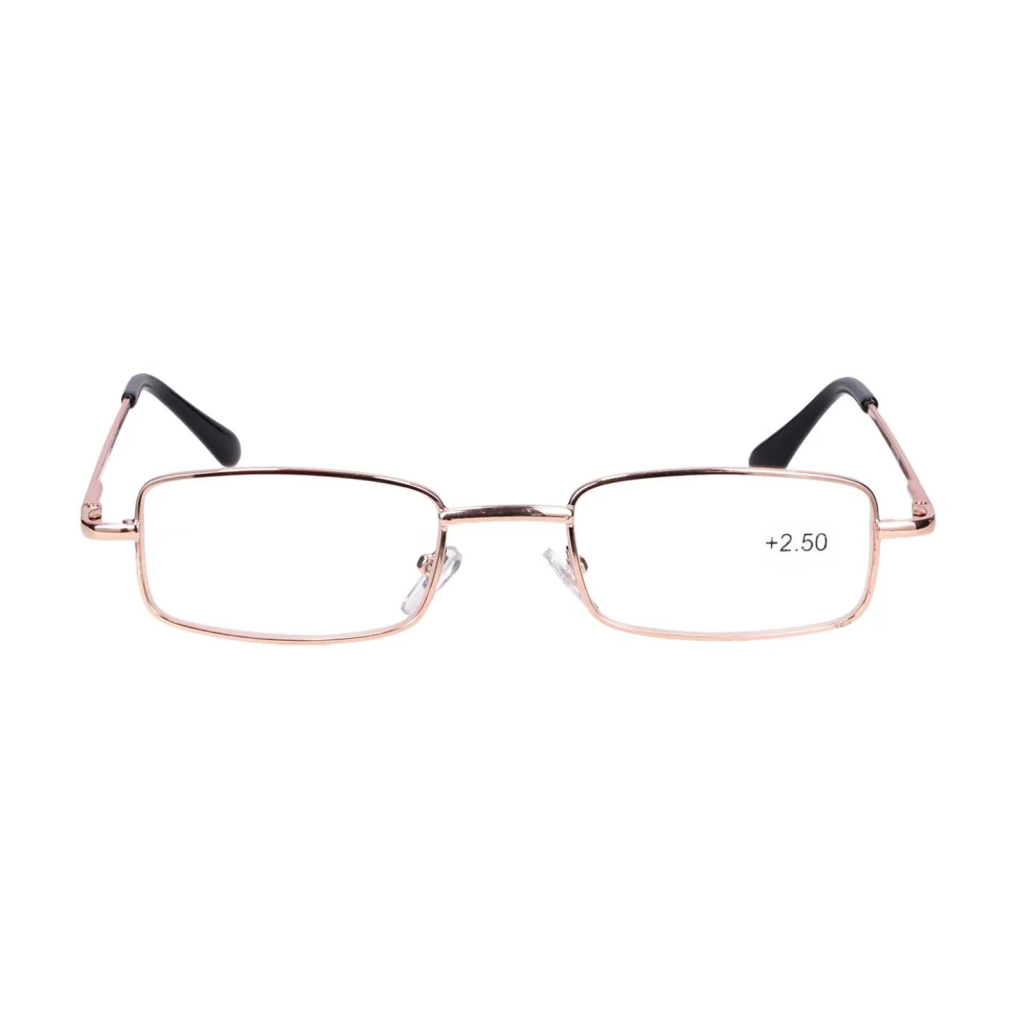 Star Optic Lesehilfe MD6 aus Metall +2,5 Dioptrien gold glänzend